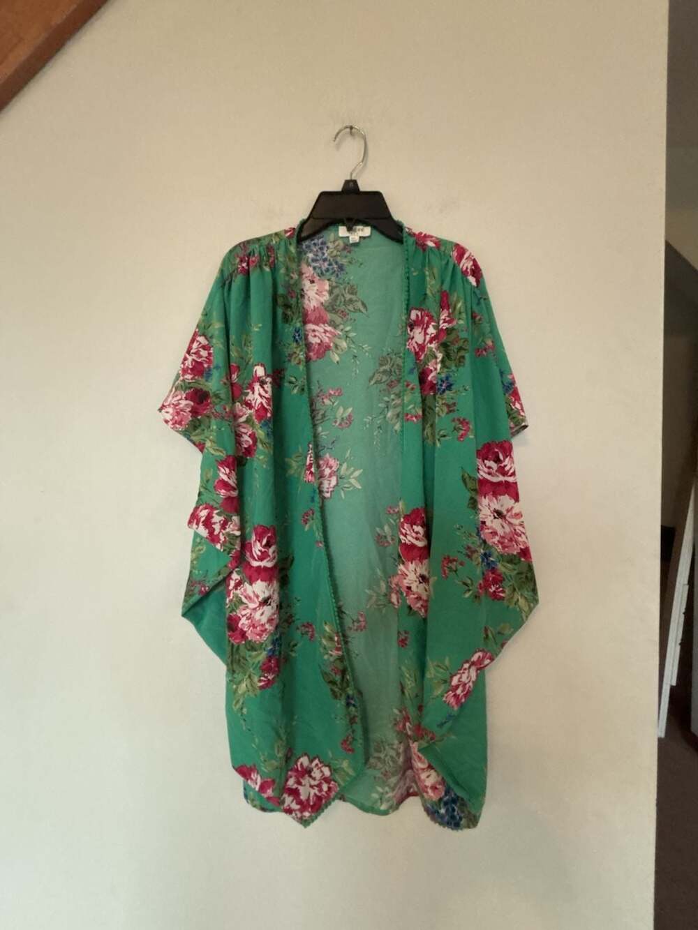 Umgee USA Floral Print Kimono Cardigan Size M/L